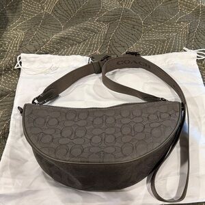Coach Hall Sling 45 in Signature Jaquard with silk bag-Never Used
